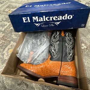 New Exotic Caiman Belly Cowboy Boots